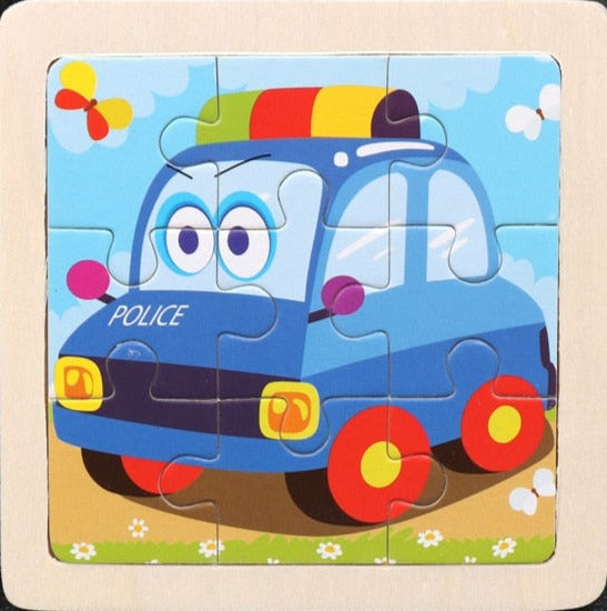 Wooden Cartoon Puzzle