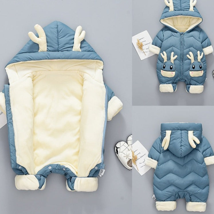 Thick Winter Baby Jumpsuit