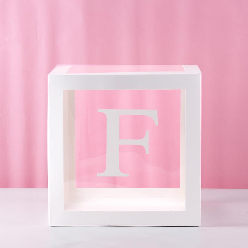 Transparent Baby Name Letter Box