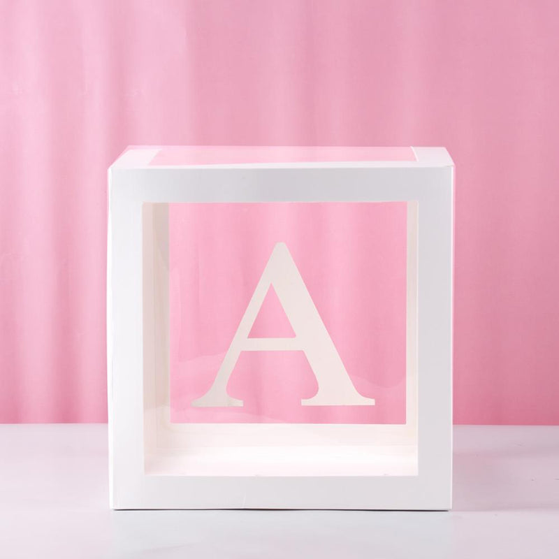 Transparent Baby Name Letter Box