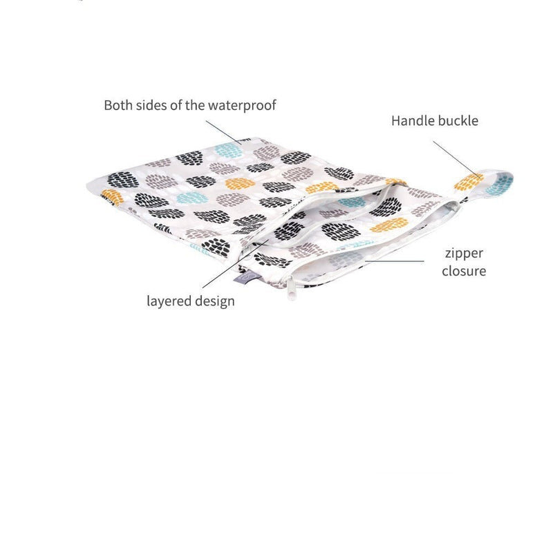 Double Pocket Waterproof Diaper Bag