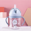 Cute Animal Feeding Bottle With Straw