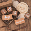 Baby Milestone Wooden Blocks