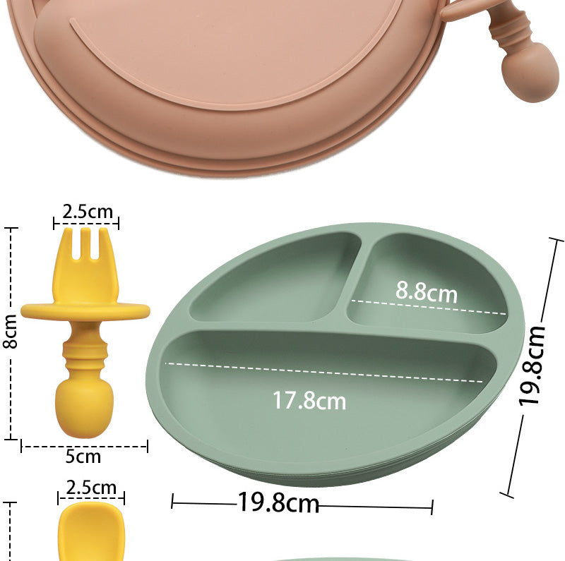 Solid Silicone Plate Set