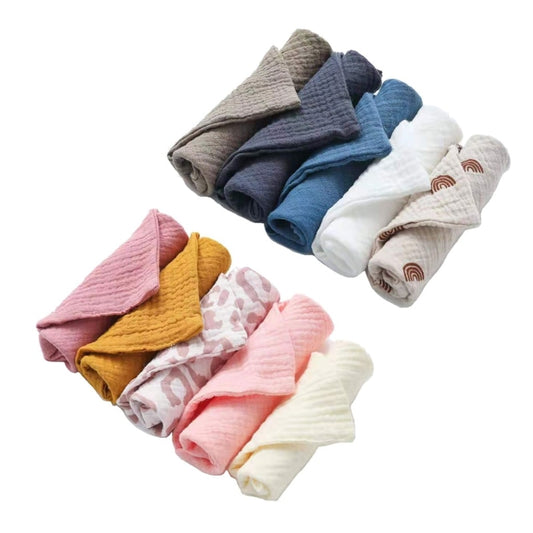 Baby Square Towels Set (5 Pieces)
