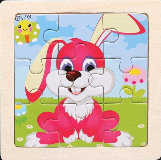 Wooden Cartoon Puzzle