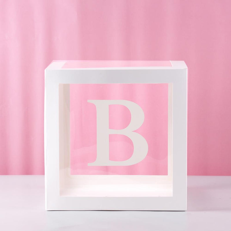 Transparent Baby Name Letter Box
