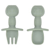 Mini Silicone Baby Spoon & Fork