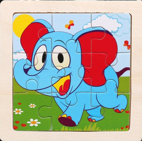 Wooden Cartoon Puzzle