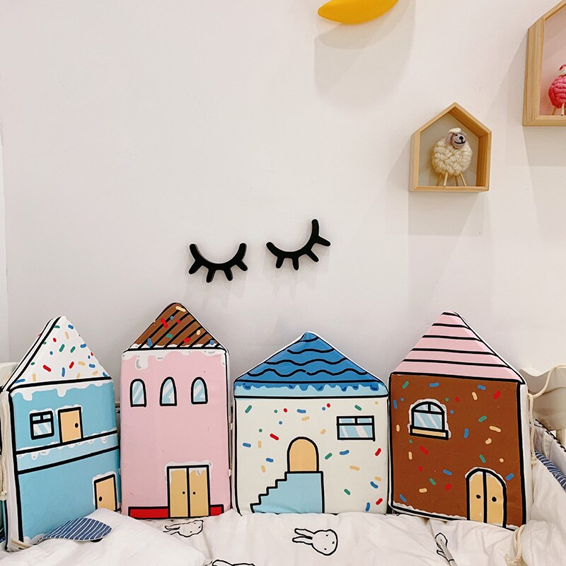 Cartoon House Baby Bumper