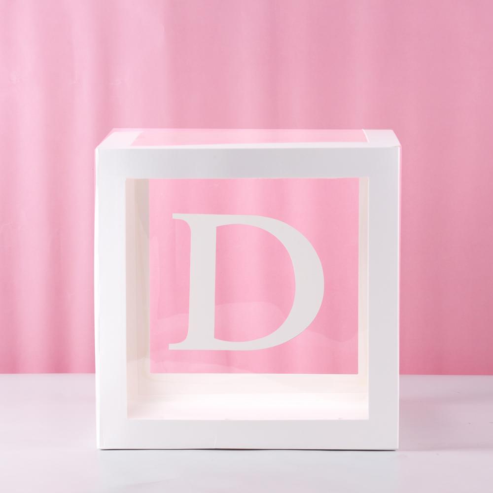 Transparent Baby Name Letter Box