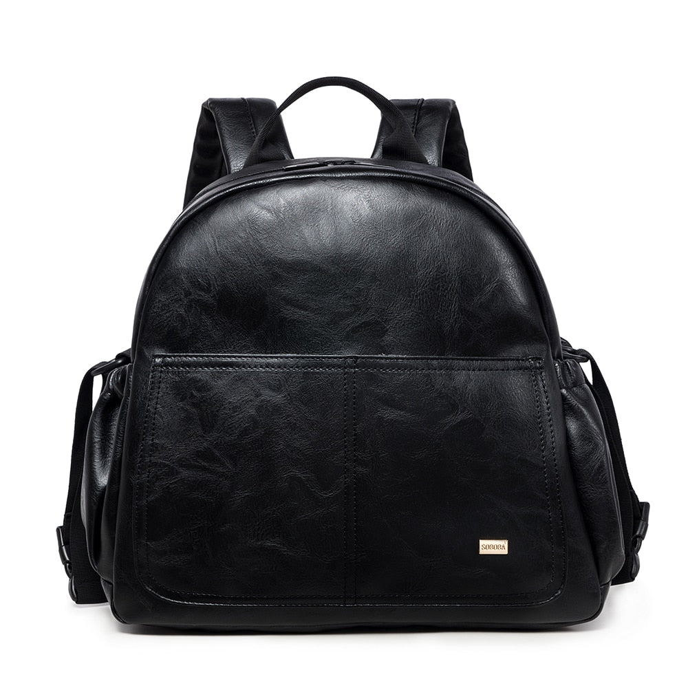 Leather Baby Backpack