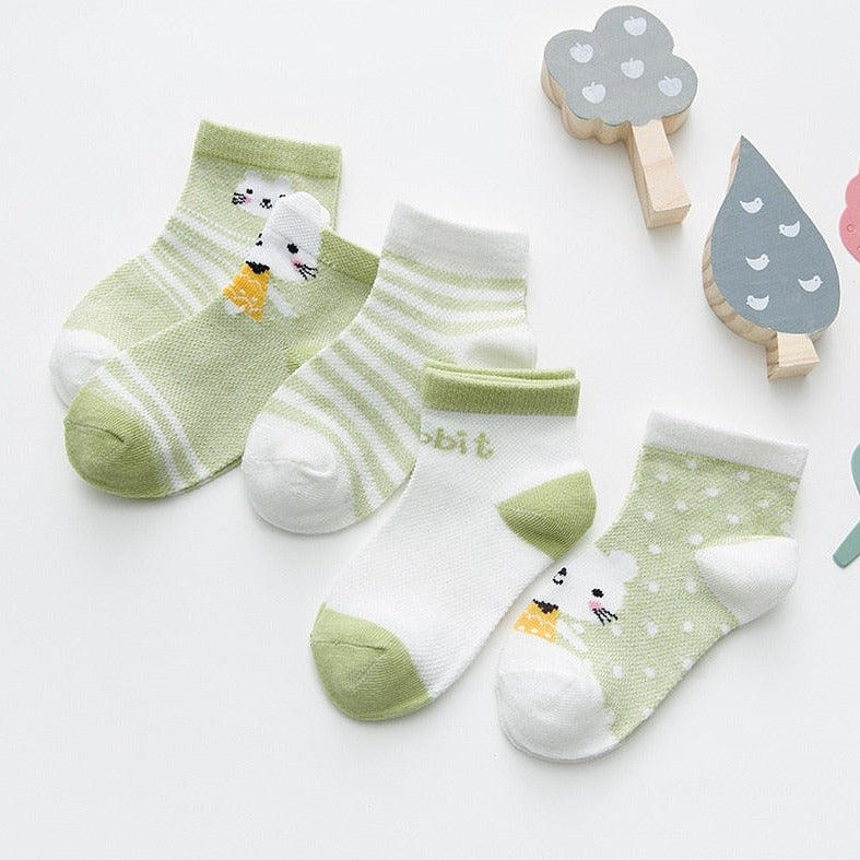 Cute Baby Socks (5 Pairs)