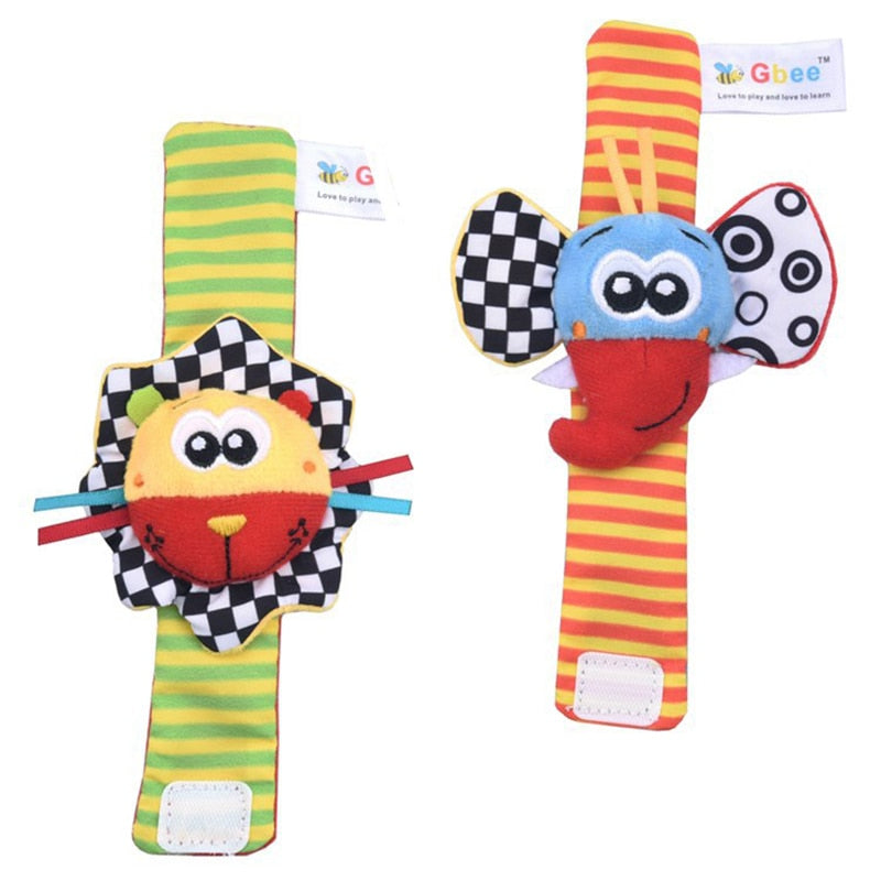 Wristband Animal Rattle Toy