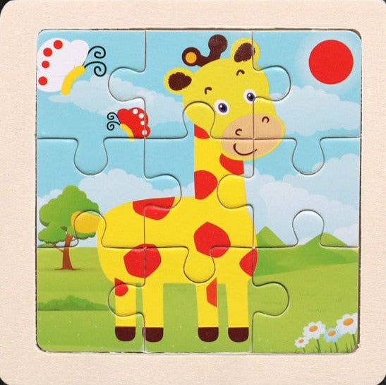 Wooden Cartoon Puzzle