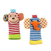 Animal Rattle Baby Socks
