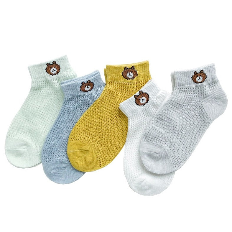 Cute Baby Socks (5 Pairs)