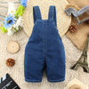 Animal Designed Denim Baby Overalls