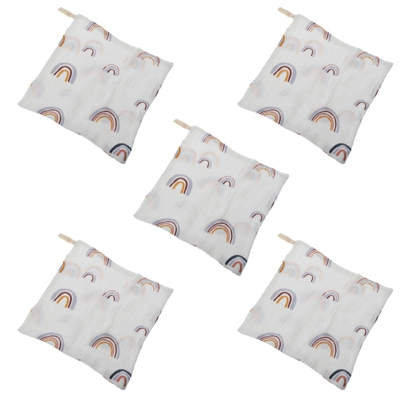 Baby Square Towels Set (5 Pieces)