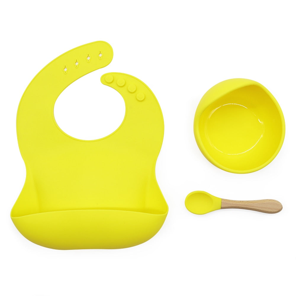 Silicone Suction Cup Bowl Set