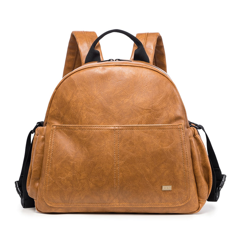 Leather Baby Backpack