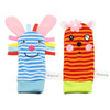 Animal Rattle Baby Socks