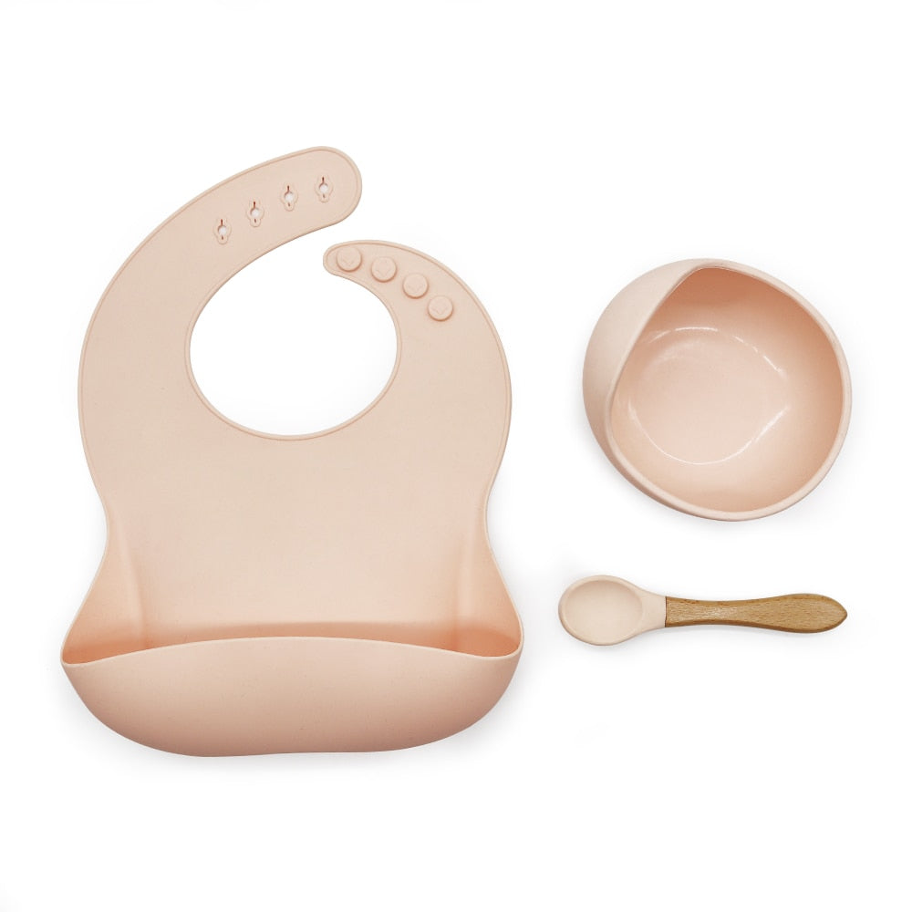 Silicone Suction Cup Bowl Set