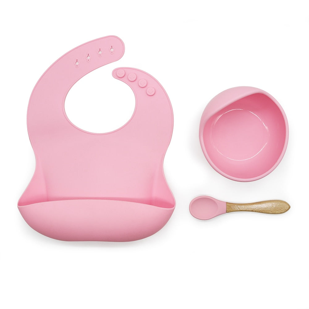 Silicone Suction Cup Bowl Set