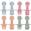 Mini Silicone Baby Spoon & Fork