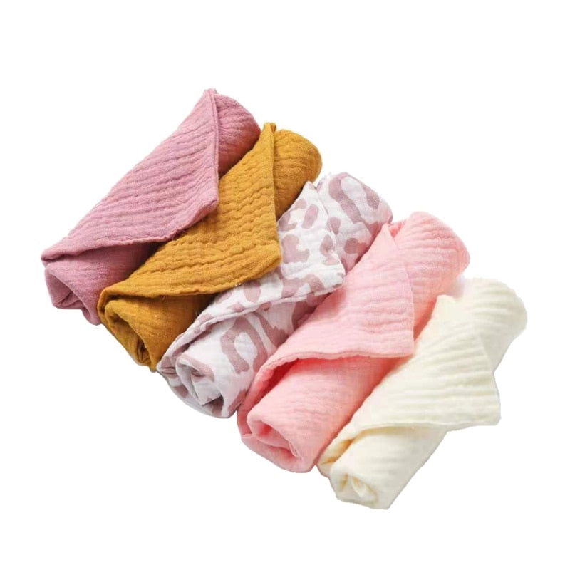 Baby Square Towels Set (5 Pieces)