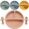 Solid Silicone Plate Set