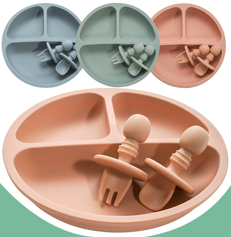 Solid Silicone Plate Set