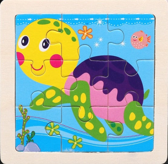 Wooden Cartoon Puzzle