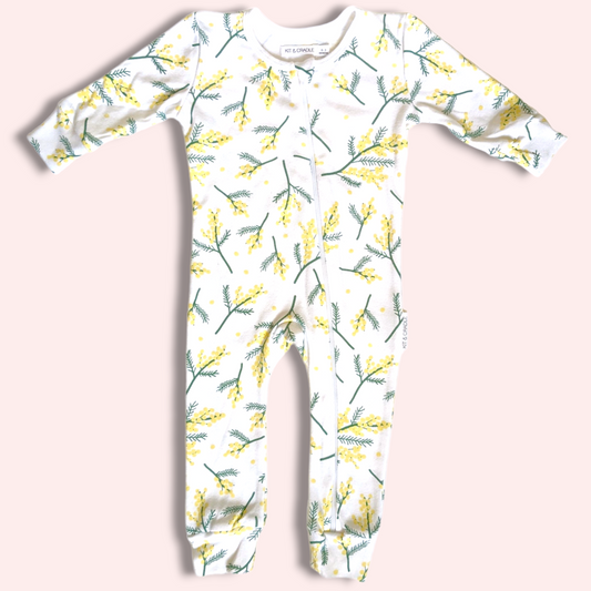 Organic Full Bodysuit - Wattle