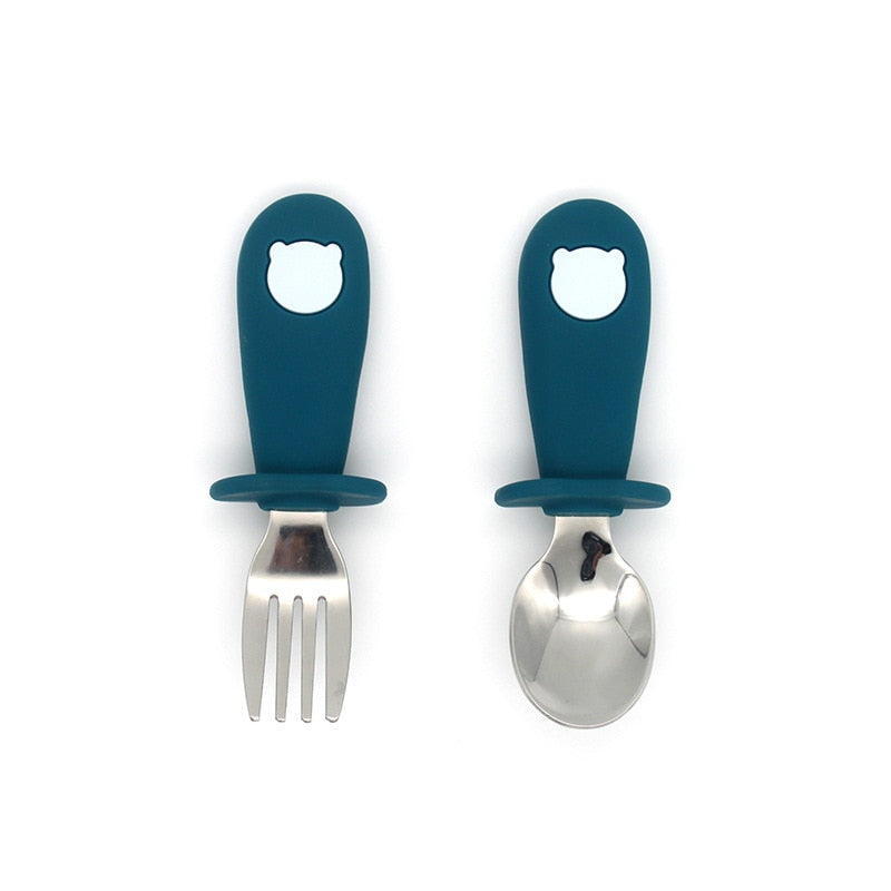 Cute Bear Baby Cutlery