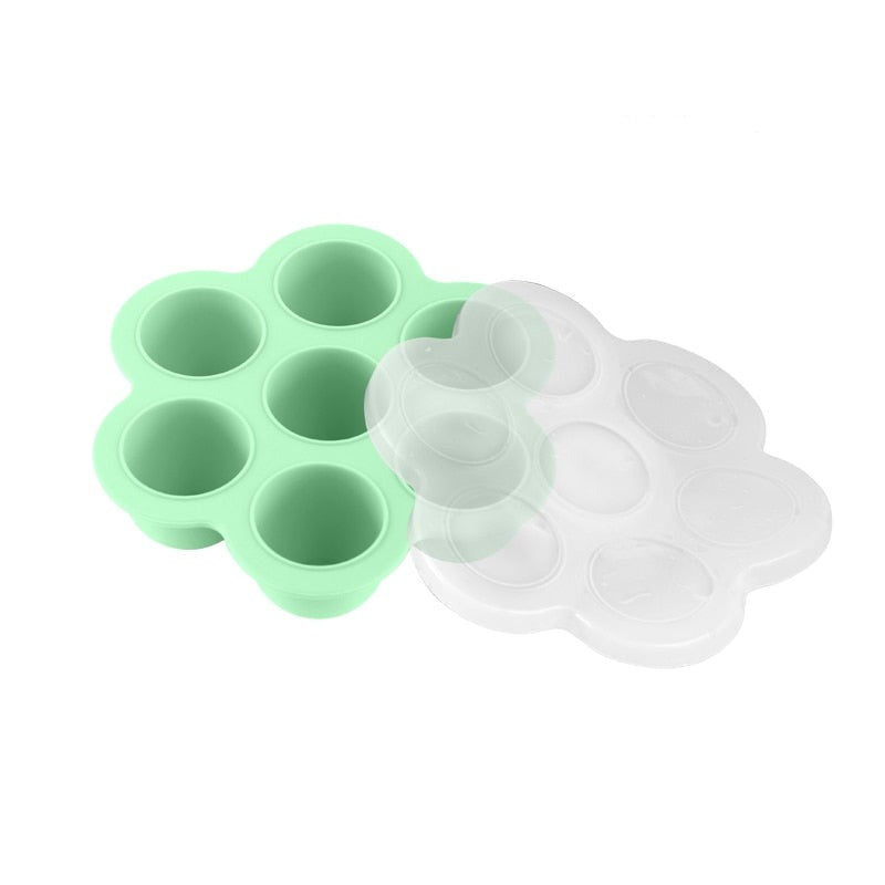 7 Compartment Baby Food Silicone Container