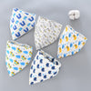 Cartoon Bandana Bibs (5pcs)