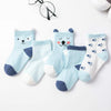 Pure Cotton Baby Socks (5 Pairs)