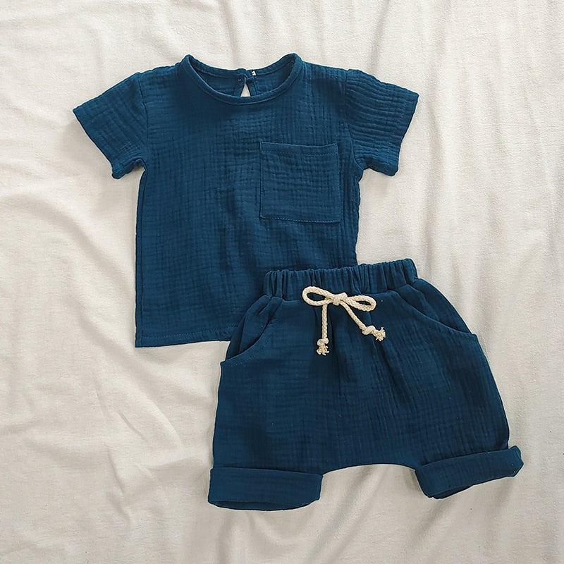 Summer Casual Baby Clothing Set