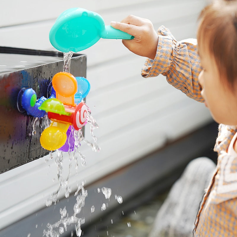 Colourful Waterwheel Baby Bath Toy