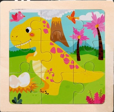 Wooden Cartoon Puzzle