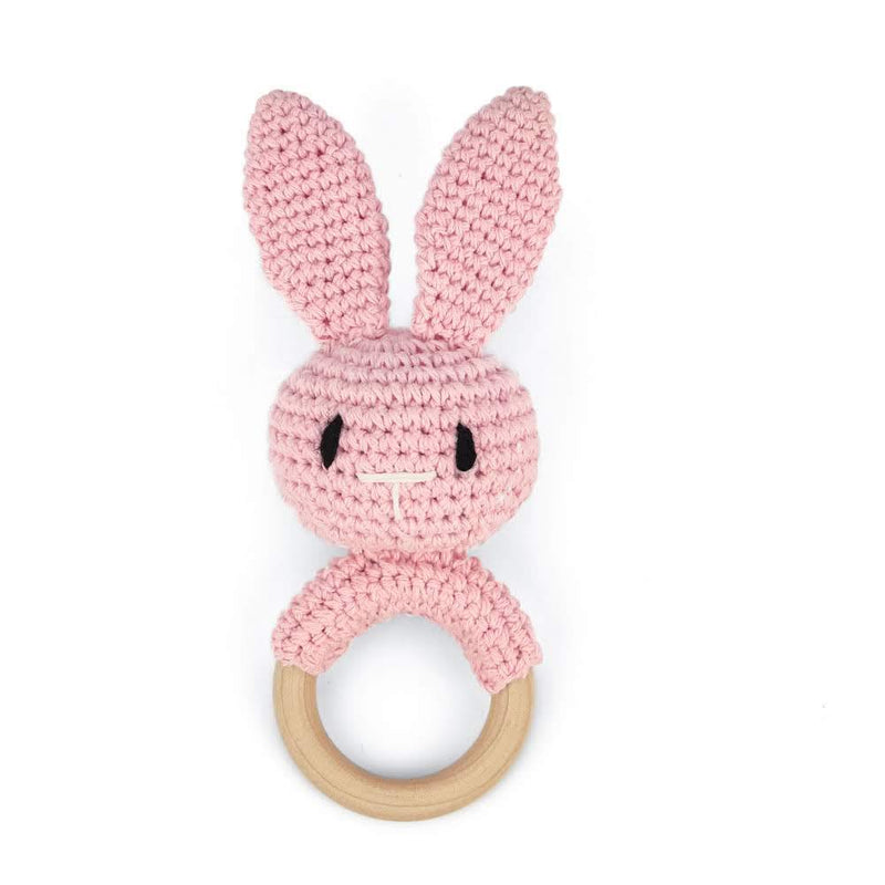 Cute Crochet Animal Rattle Toy