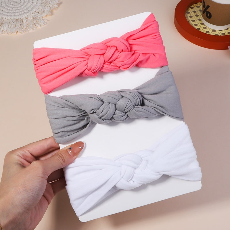 Knitted Baby Headbands (3pcs)