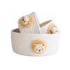 Cartoon Animals Hand Woven Basket