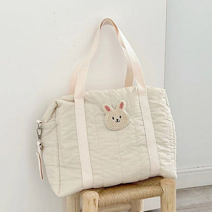 Cute Rabbit Embroidery Bag
