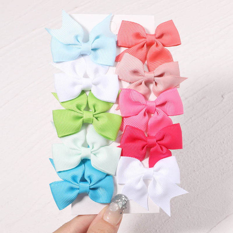 Ribbon Bowknot Headband Set