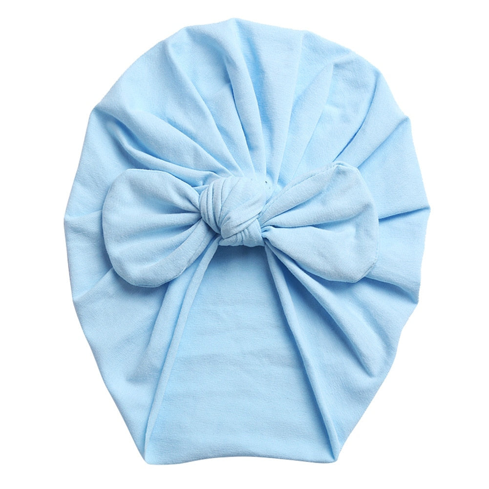 Bow Tie Baby Head Wrap/Turban