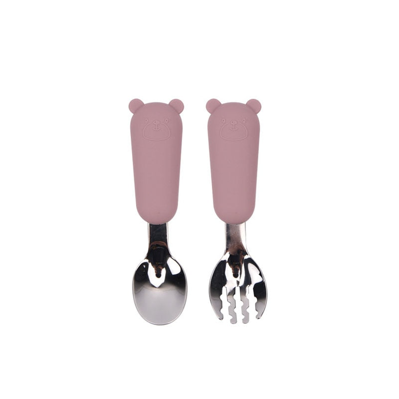 Cute Bear Baby Cutlery
