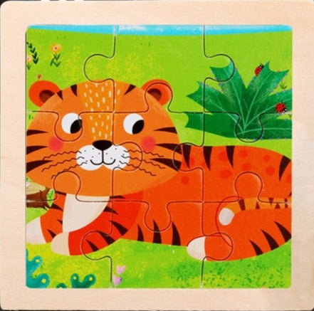 Wooden Cartoon Puzzle