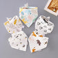 Cartoon Bandana Bibs (5pcs)